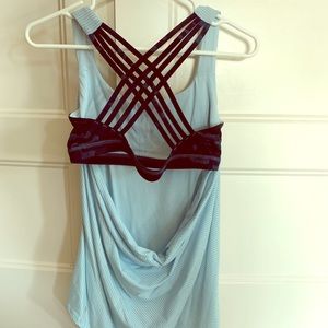 Lulu tank with strapy back.